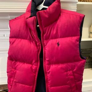 Polo Reversible Puffer Vest 18 Months GUC